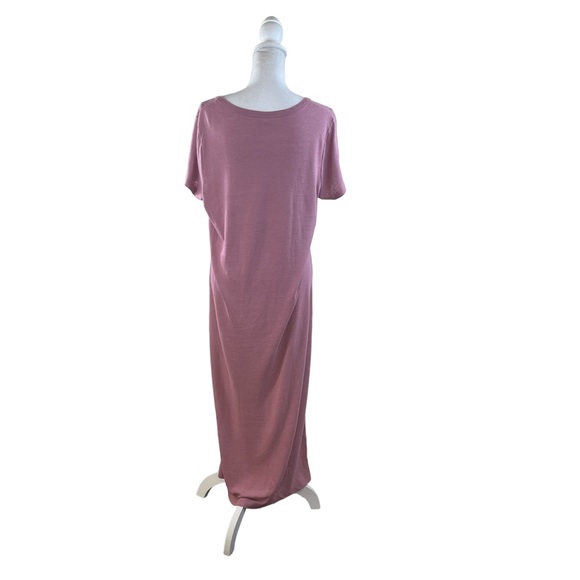 Old Navy Pink Linen Blend Scoop Neck Maxi Dress - Size XL - EUC - Picture 3 of 9
